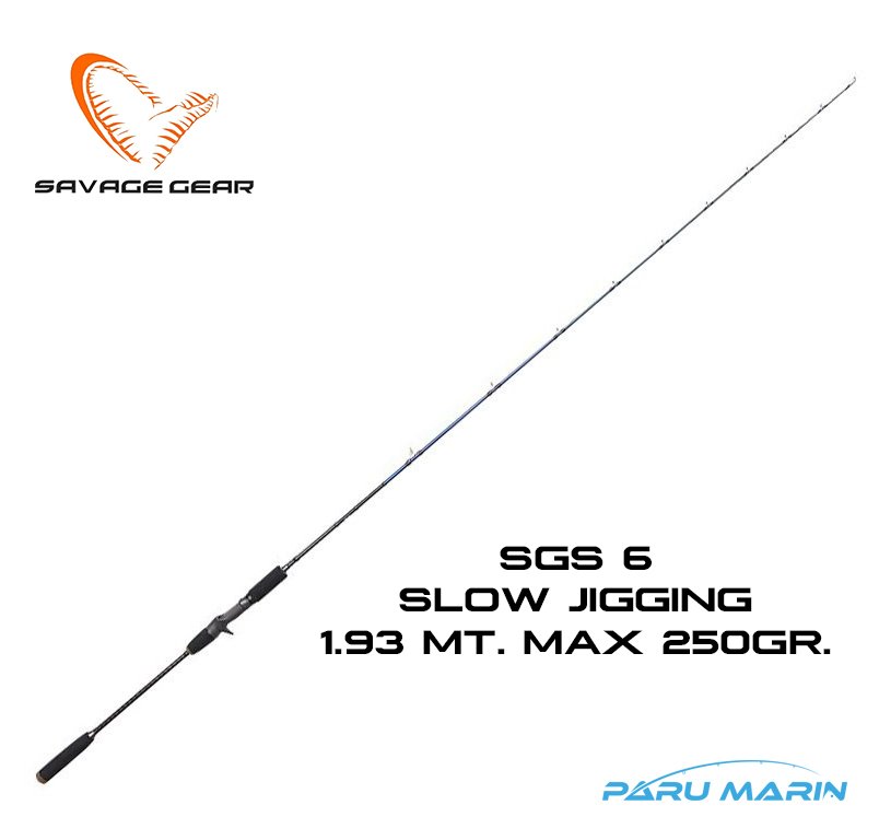 Savage Gear SGS6 Slow Jigging 193cm Max 250gr. Olta Kamışı