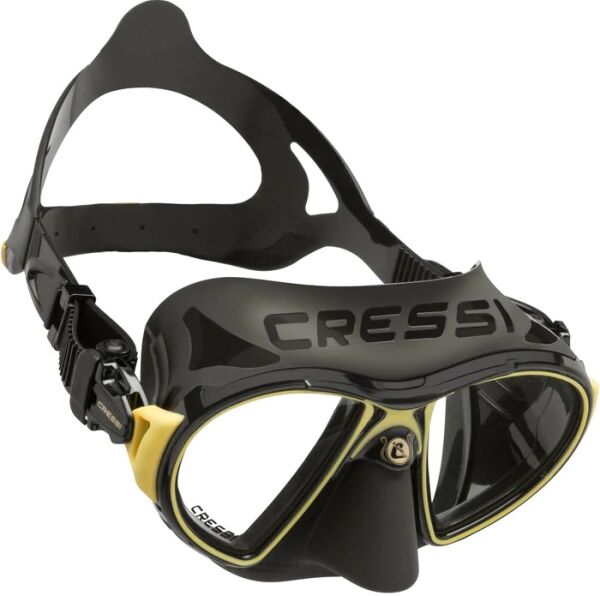 Cressi Zeus Black / Gold Dalış ve Yüzme Maskesi