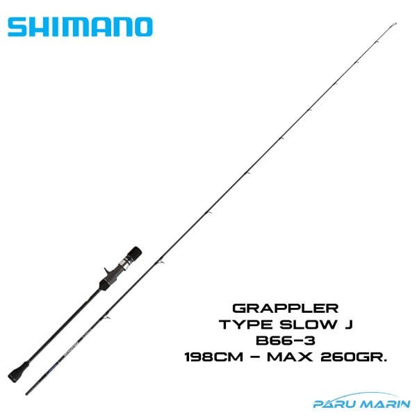 Shimano Grappler Type Slow J B66-3 Tetikli Max 260gr. Kamış