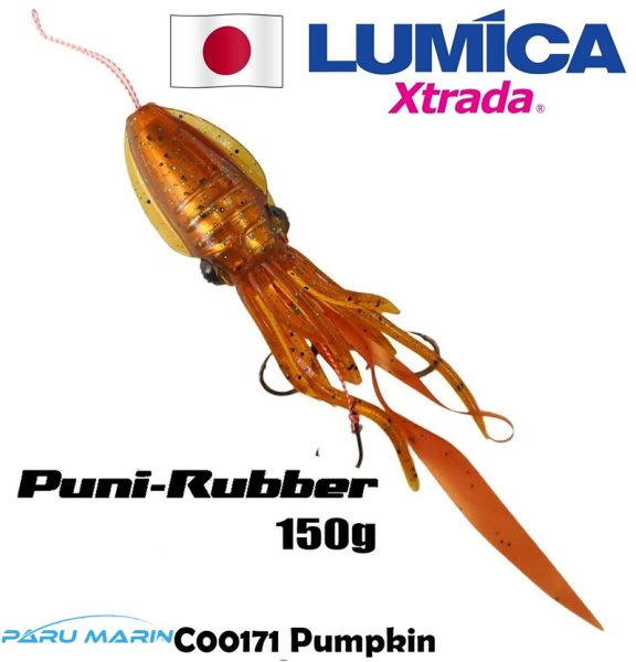 Lumica Xtrada Puni Rubber Tai Rubber Slider 150gr. C00171 Pumpkin