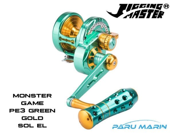 Jigging Master Monster Game Pe3 Green Gold (Sol El) Jig Çıkrık Olta Makinesi