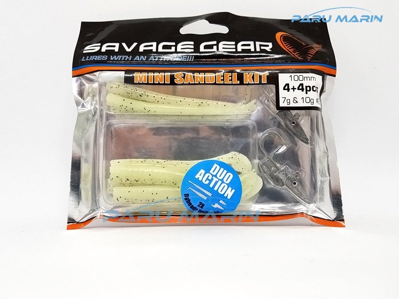 Savage Gear Mini Sandeel Kit 7gr ve 10gr GLOW