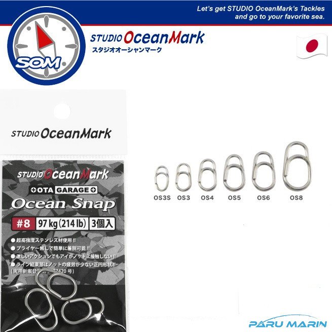 SOM OGM Ocean Snap Klips  # 8	97 Kg.  214 Lb.