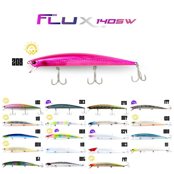 Fujin Flux 140mm 18gr Floating Maket Balık 208 Hirame Pink