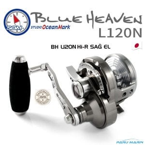 Studio Ocean Mark Blue Heaven L120N Hi-R-D (16) (Sağ El) Jig Çıkrık Olta Makinesi