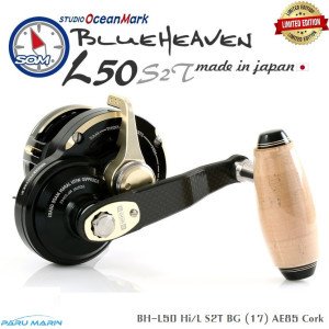 Studio Ocean Mark Blue Heaven L50Hi-L S2T BG (17) AE85 Cork (Sol El) Jig Çıkrık Olta Makinesi