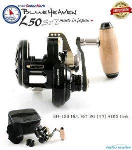 Studio Ocean Mark Blue Heaven L50Hi-L S2T BG (17) AE85 Cork (Sol El) Jig Çıkrık Olta Makinesi