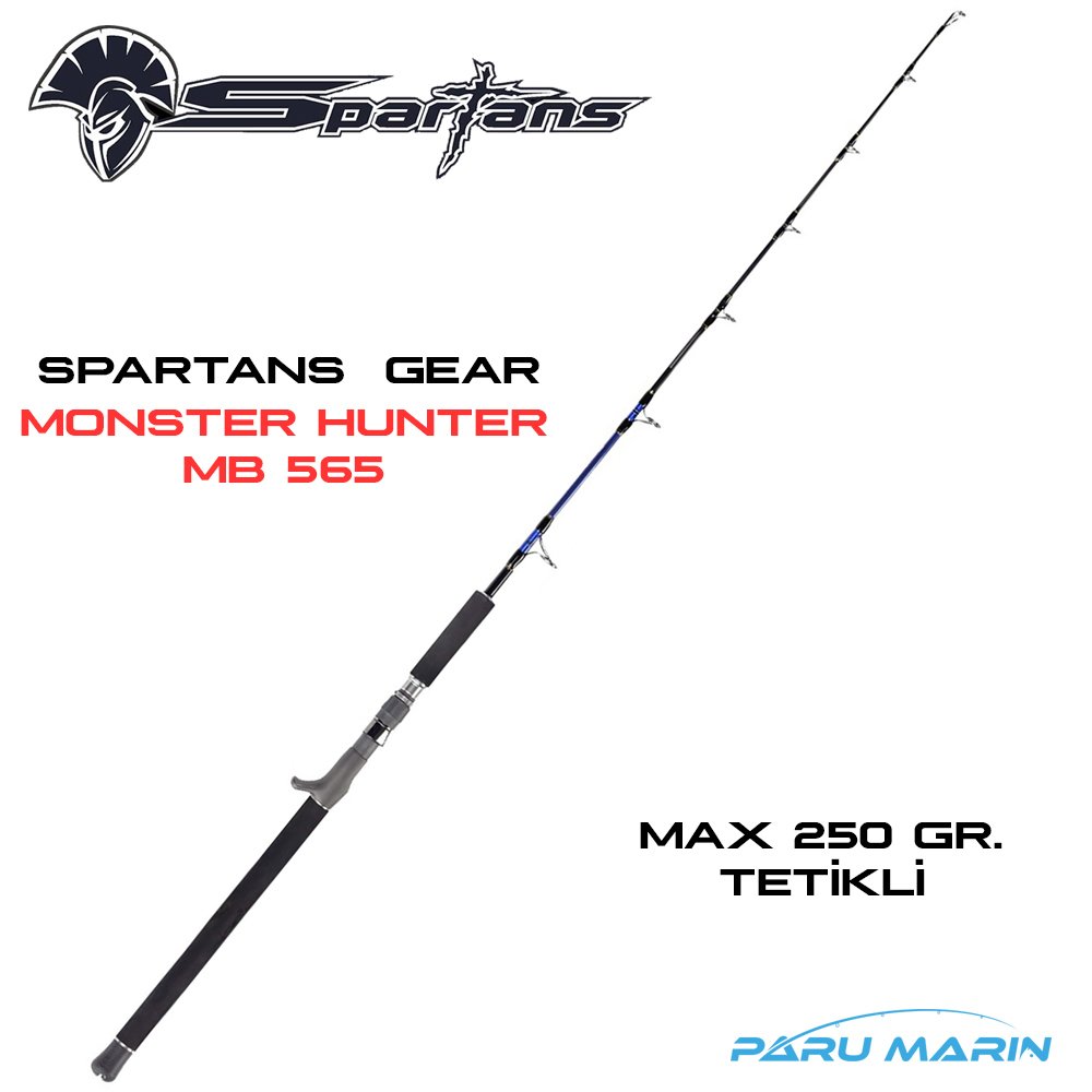 Spartans Gear Monster Hunter MB565 Tetikli Max 250gr. Jigging Kamışı