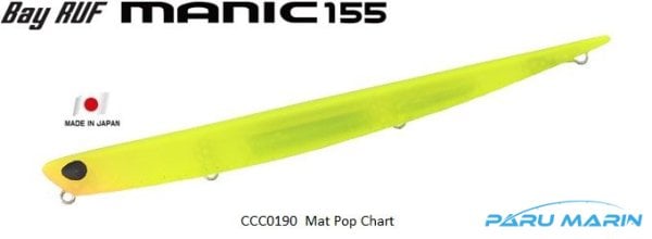 Duo Bay Ruf Manic 155 CCC0190 / Mat Pop Chart