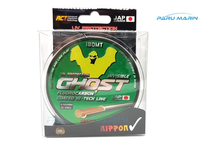 Nippon Ghost 0.50mm 32kg 180m. Florokarbon Misina