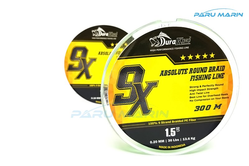 Duraking X9 PE 1.5  0,20mm. 13,6kg. 300mt.