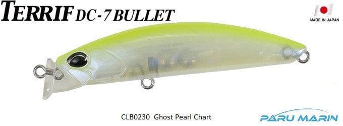 Duo Terrif Dc-7 Bullet CLB0230 / Ghost Pearl Chart