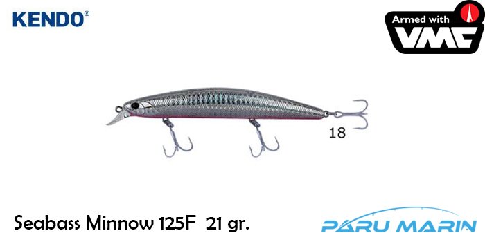 Kendo Seabass Minnow 125F 21gr. Suni Yem No:18