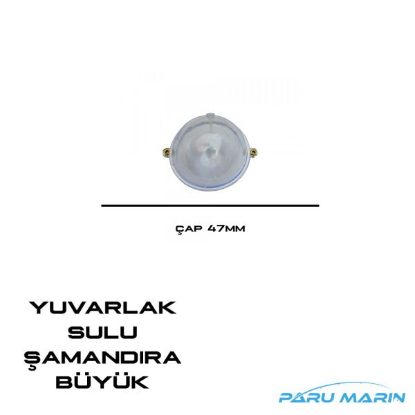 Yuvarlak Şeffaf Sulu Şamandıra