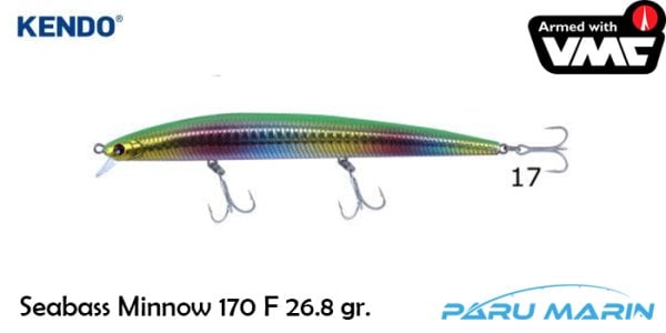 Kendo Seabass Minnow 170 26.8gr. Floating Suni Yem No:17