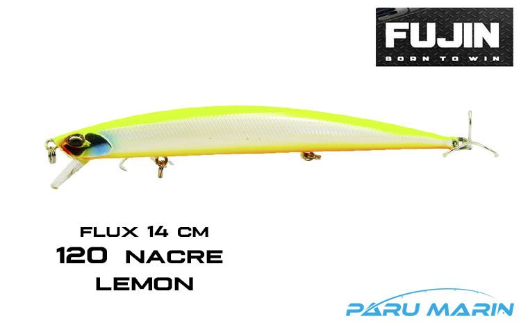 Fujin Flux 140mm 18gr Floating Maket Balık 120 Nacre Lemon