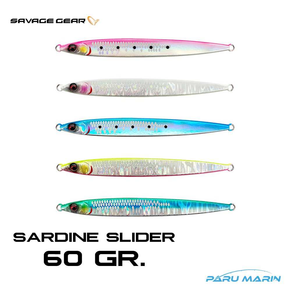 Savage Gear Sardine Slider 13cm 60 Gr Col. Uv Sayoris - Metal Jig Salt