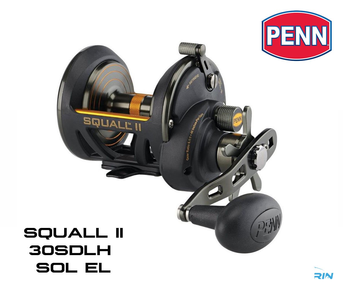 PENN Squall II 30SD Çıkrık Trolling Makinesi Sol El