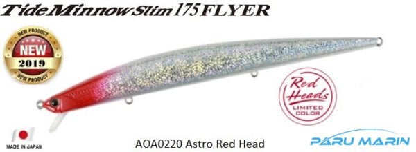 Duo Tide Minnow Slim Flyer 175 AOA0220 / Astro Red Head