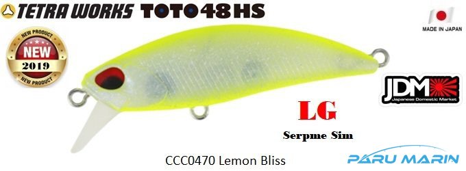 Tetra Works Toto 48HS CCC0470 / Lemon Bliss