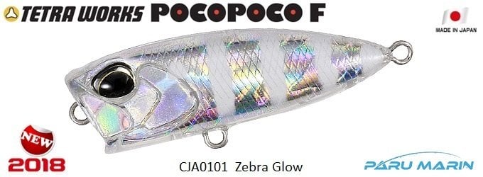 Tetra Works Pocopoco F CJA0101 / Zebra Glow