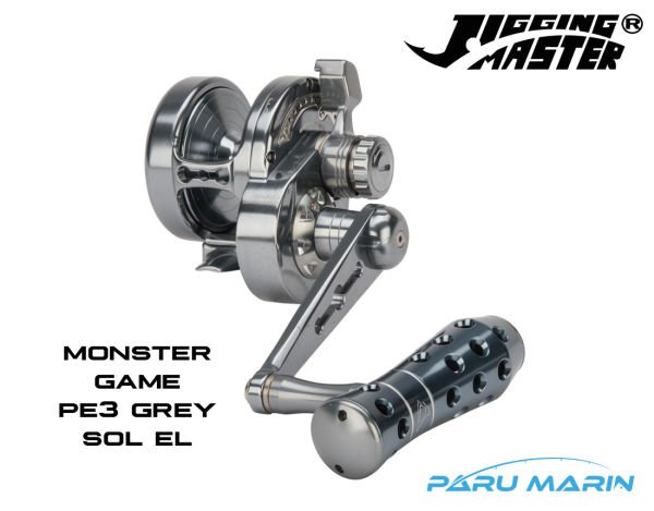 Jigging Master Monster Game Pe3 Grey (Sol El) Jig Çıkrık Olta Makinesi