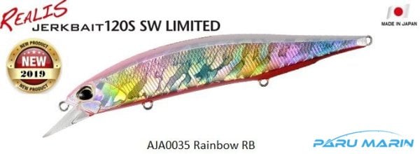 Duo Realis Jerkbait 120S SW AJA0035 / Rainbow RB