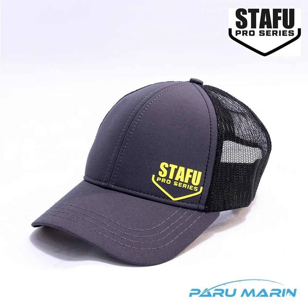 Stafu Pro - North Cap - Charcoal Şapka Neon Yellow