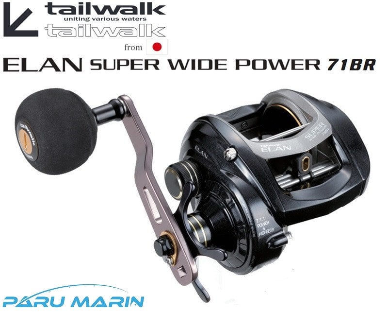 Tailwalk Elan Super Wide Power 71BR Çıkrık / Baitcasting Jig Makinesi (Sağ El)