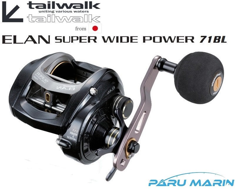 Tailwalk Elan Super Wide Power 71BL Çıkrık / Baitcasting Jig Makinesi (Sol El)