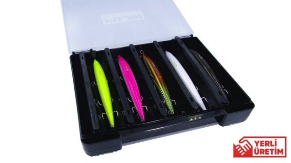 Fujin Tackle Box FTB145DS Çift Taraflı Maket Balık Kutusu