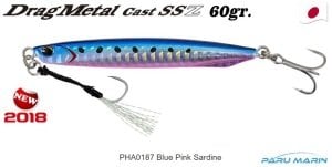 Duo Drag Metal SSZ Jig 60gr. PHA0187 / Blue Pink Sardine