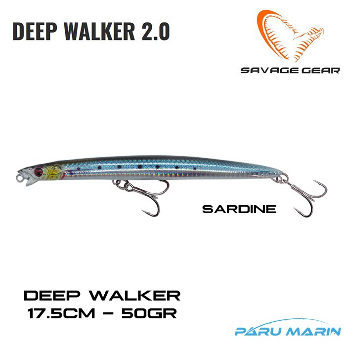 Savage Gear Deep Walker 17.5cm 50gr. Sardine Suni Yem