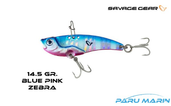 Savage Gear 3D VIB Blade 5.5cm 14.5gr. Blue Pink Zebra