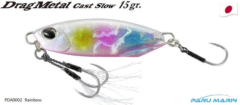 Duo Drag Metal Cast Slow Jig 15Gr. PDA0002 / Rainbow