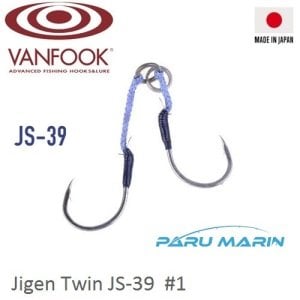 Vanfook Super Light Twin Çiftli Assist İğne JS-39 #1