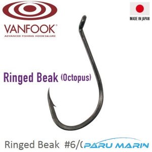 Vanfook Ringed Beak Ns Black 3Pcs / #6/0