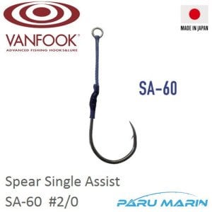 Vanfook Spear Tekli Assist İğne SA-60  #2/0 3 Adet