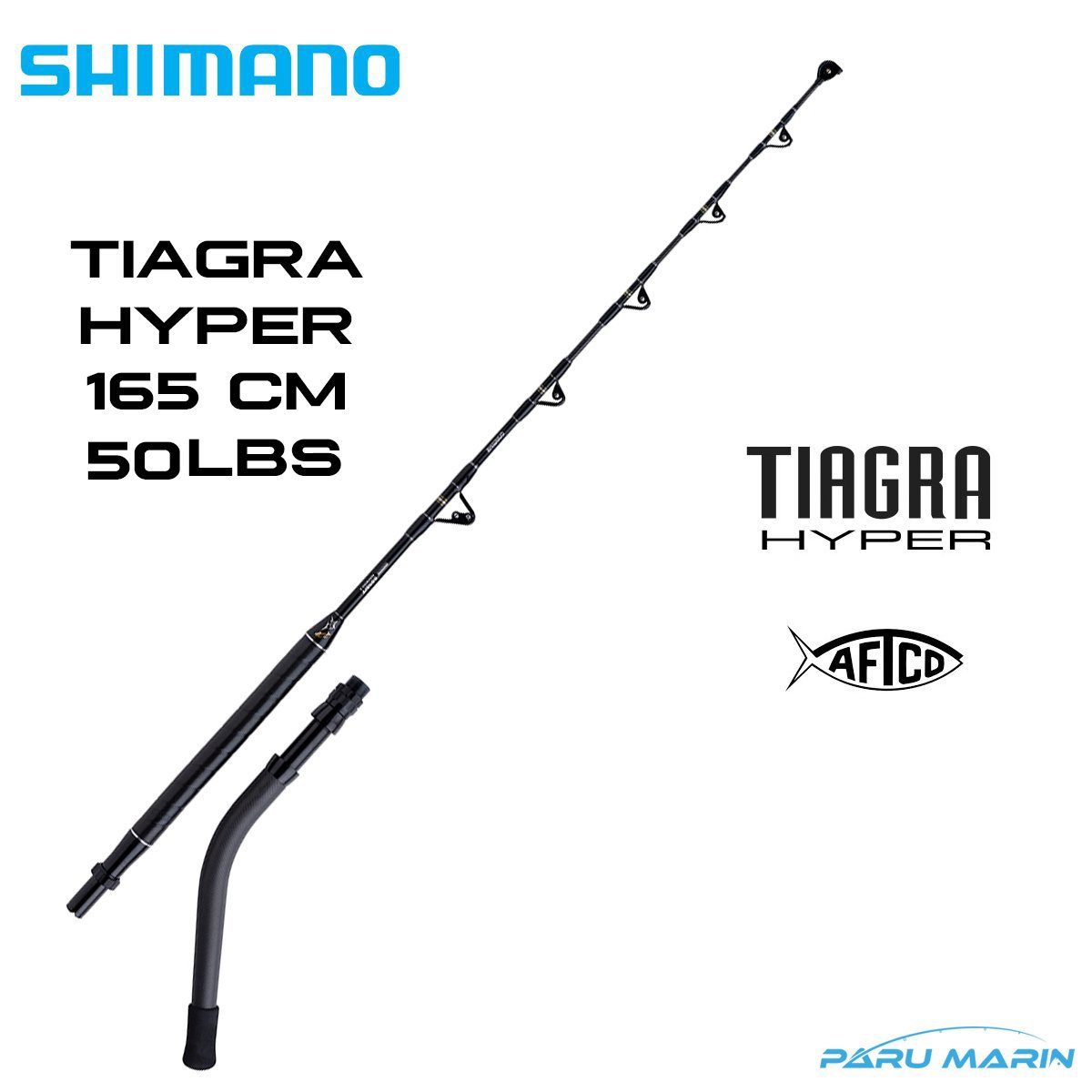 Shimano Tiagra Hyper 165cm 50Lbs Bent Butt Kamış