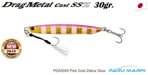 Duo Drag Metal SSZ Jig 30gr. PJA0045 Pink Gold Zebra Glow