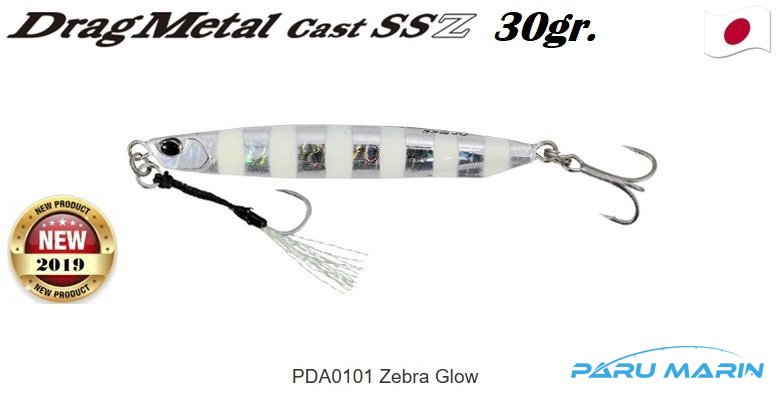 Duo Drag Metal SSZ Jig 30gr. PJA0101 Zebra Glow