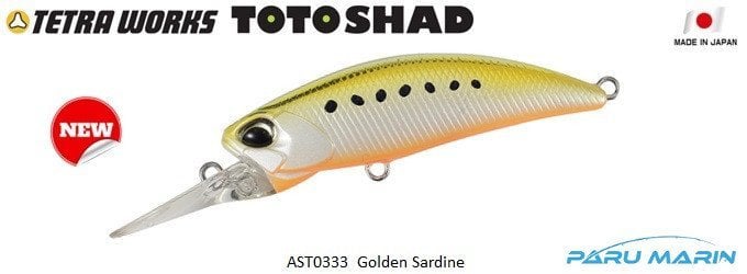 Tetra Works Toto Shad 48S AST0333 / Golden Sardine