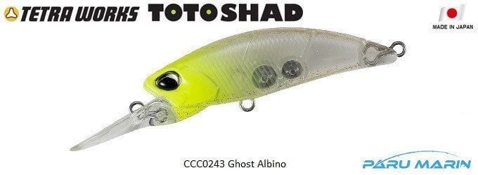 Tetra Works Toto Shad 48S CCC0243 / Ghost Albino