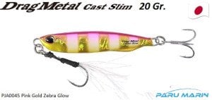 Duo Drag Metal Cast Slim Jig 20gr. PJA0045 / Pink Gold Zebra Glow