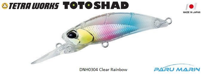 Tetra Works Toto Shad 48S DNH0304 / Clear Rainbow