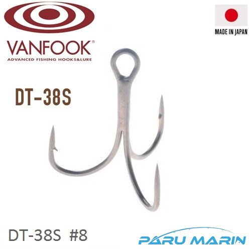 Vanfook 3Lü İğne Silver Dt-38S  7 Adet #8