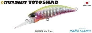 Tetra Works Toto Shad 48S GHA0158 / Mm Chart