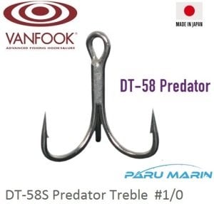 Vanfook 3Lü İğne Silver 4Ad. Dt-58S  #1/0