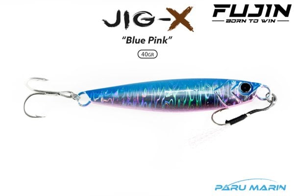 Fujin Jig-X 40gr. Shore Jigging - Jig Yem BLUE PINK