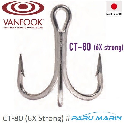 Vanfook Ct-80 Üçlü İğne #5/0 (Extra Heavy Duty)